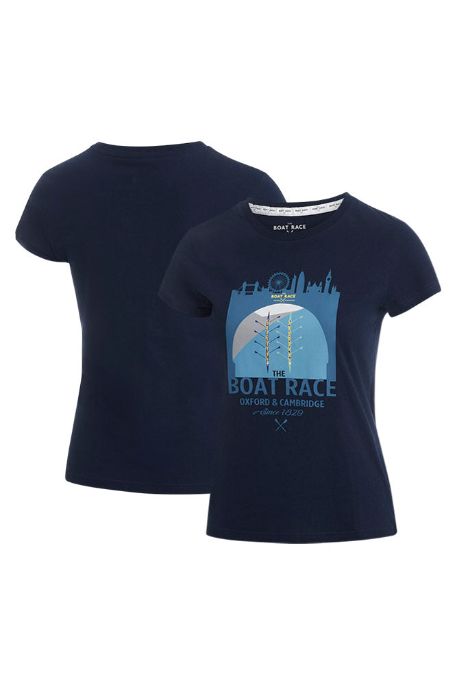 The Boat Race Women's Poster Graphic Tee