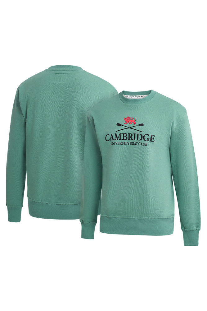 Cambridge Men's Large Logo Sweat in Cambridge Blue