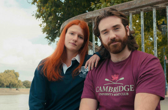 Cambridge Men’s Burgundy Large Logo Tee