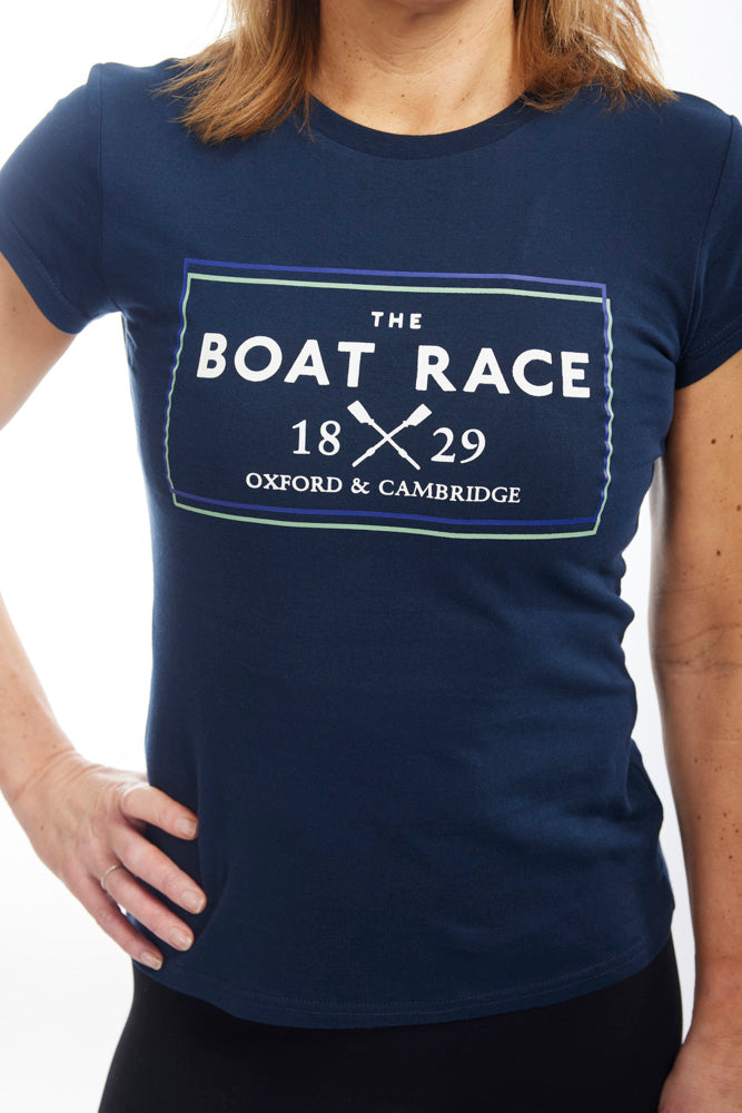 The Boat Race Women’s Logo Lock up Tee