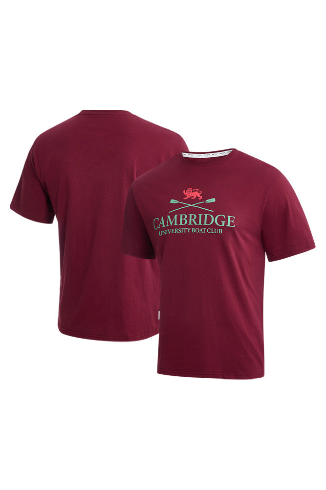 Cambridge Men’s Burgundy Large Logo Tee