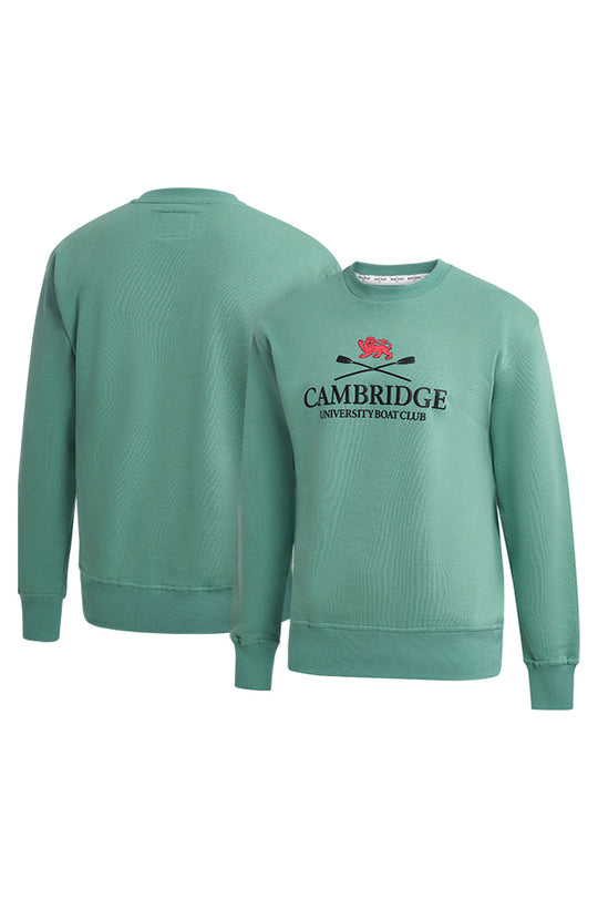 Cambridge Men's Large Logo Sweat in Cambridge Blue