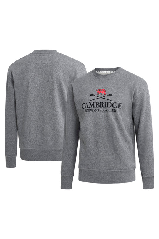 Cambridge Men's Grey Large Logo Sweat