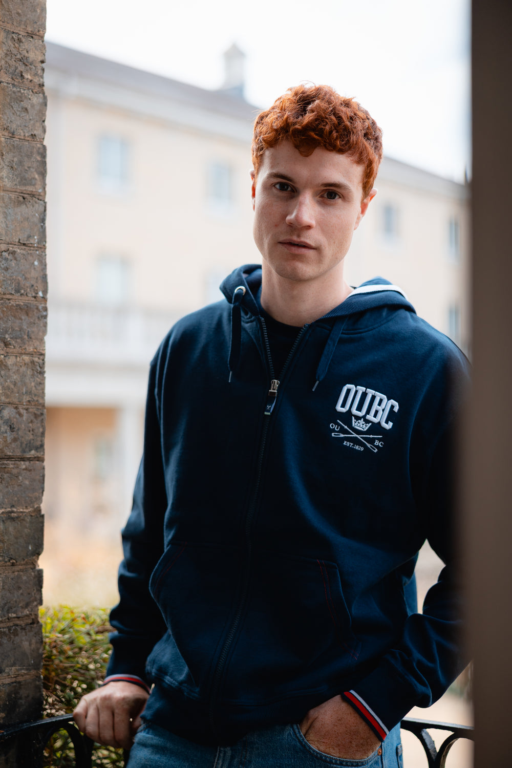 Oxford Men's Zip Hoodie