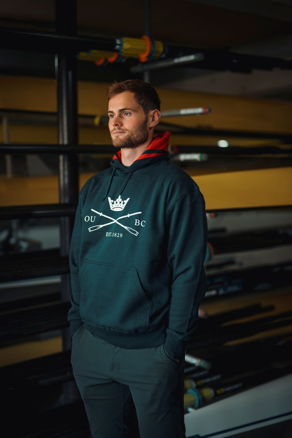 Oxford Men’s Large Logo Hoodie